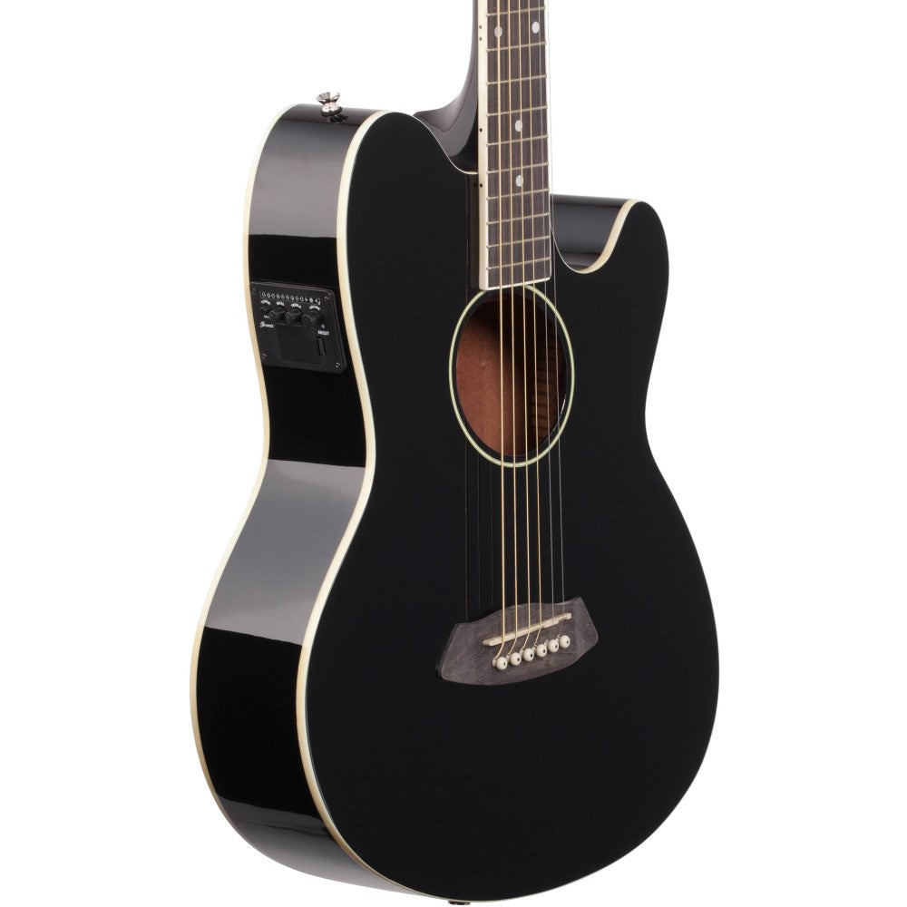 Ibanez TCY10E-BK Talman Series Acoustic Electric Guitar, Black High Gloss |  IBANEZ |  ELECTRIC GUITAR |  Zoso Music