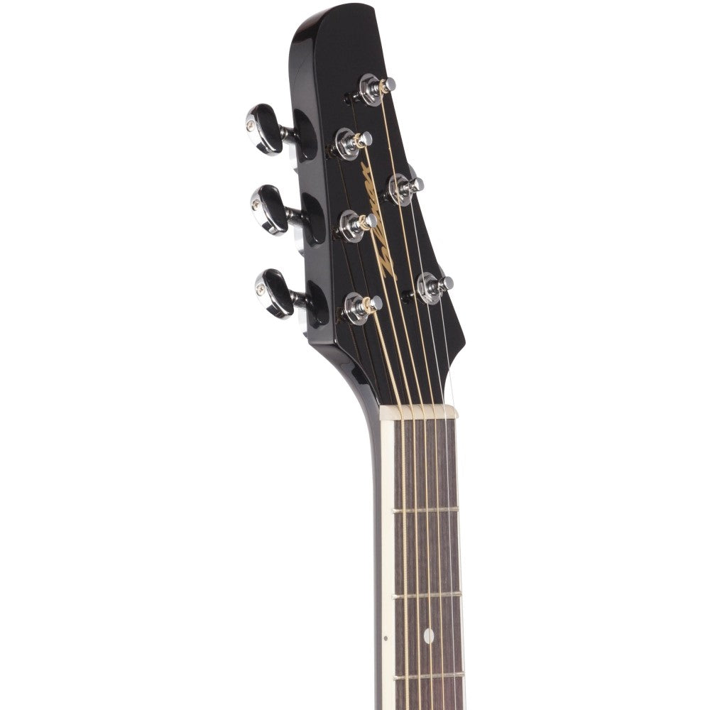 Ibanez TCY10E-BK Talman Series Acoustic Electric Guitar, Black High Gloss