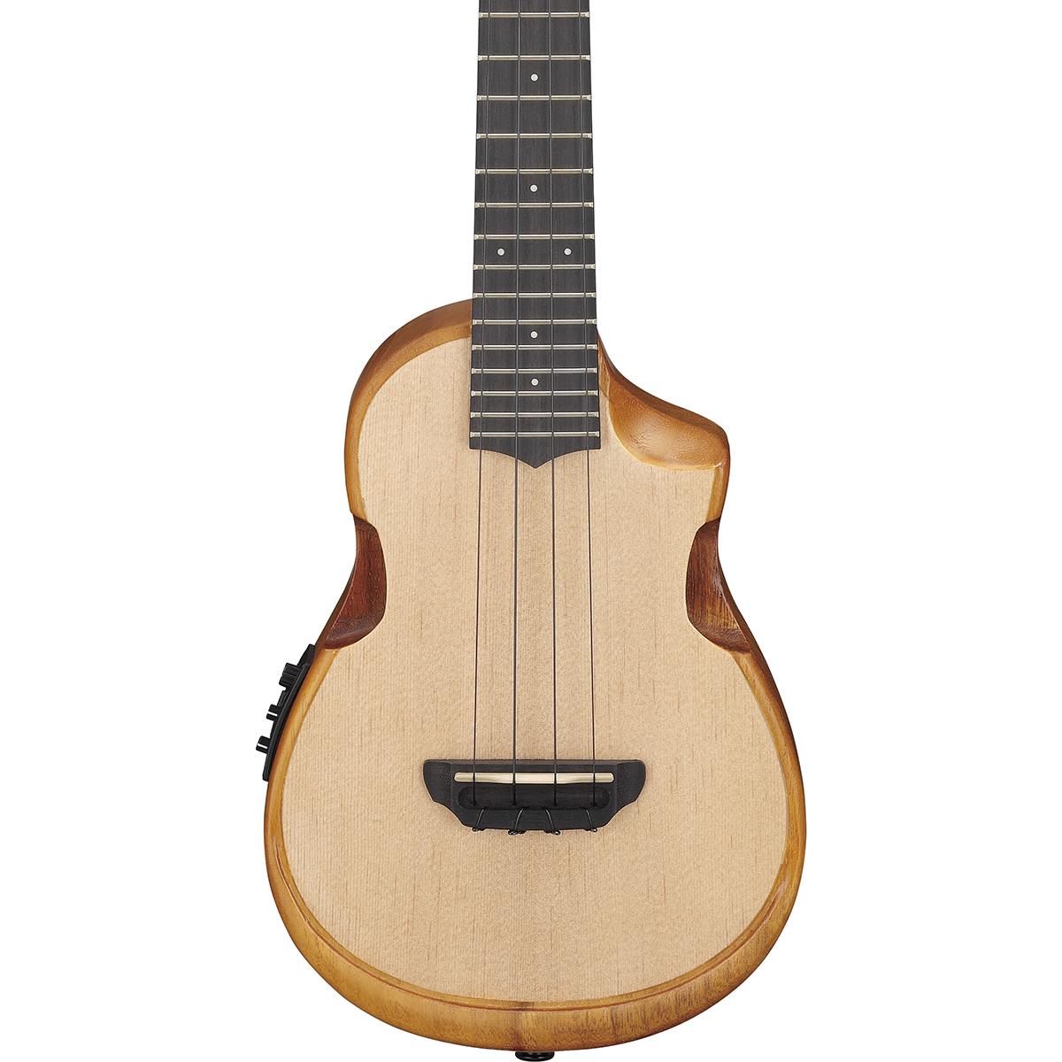 Ibanez AUC10E Acoustic-Electric Concert Ukulele with Bag - Open Pore Natural | Zoso Music Sdn Bhd