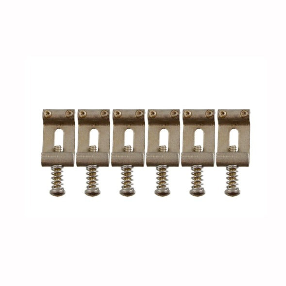 ALLPARTS BP-0023-001 Vintage Style Saddles for Stratocaster® Set | Zoso Music Sdn Bhd