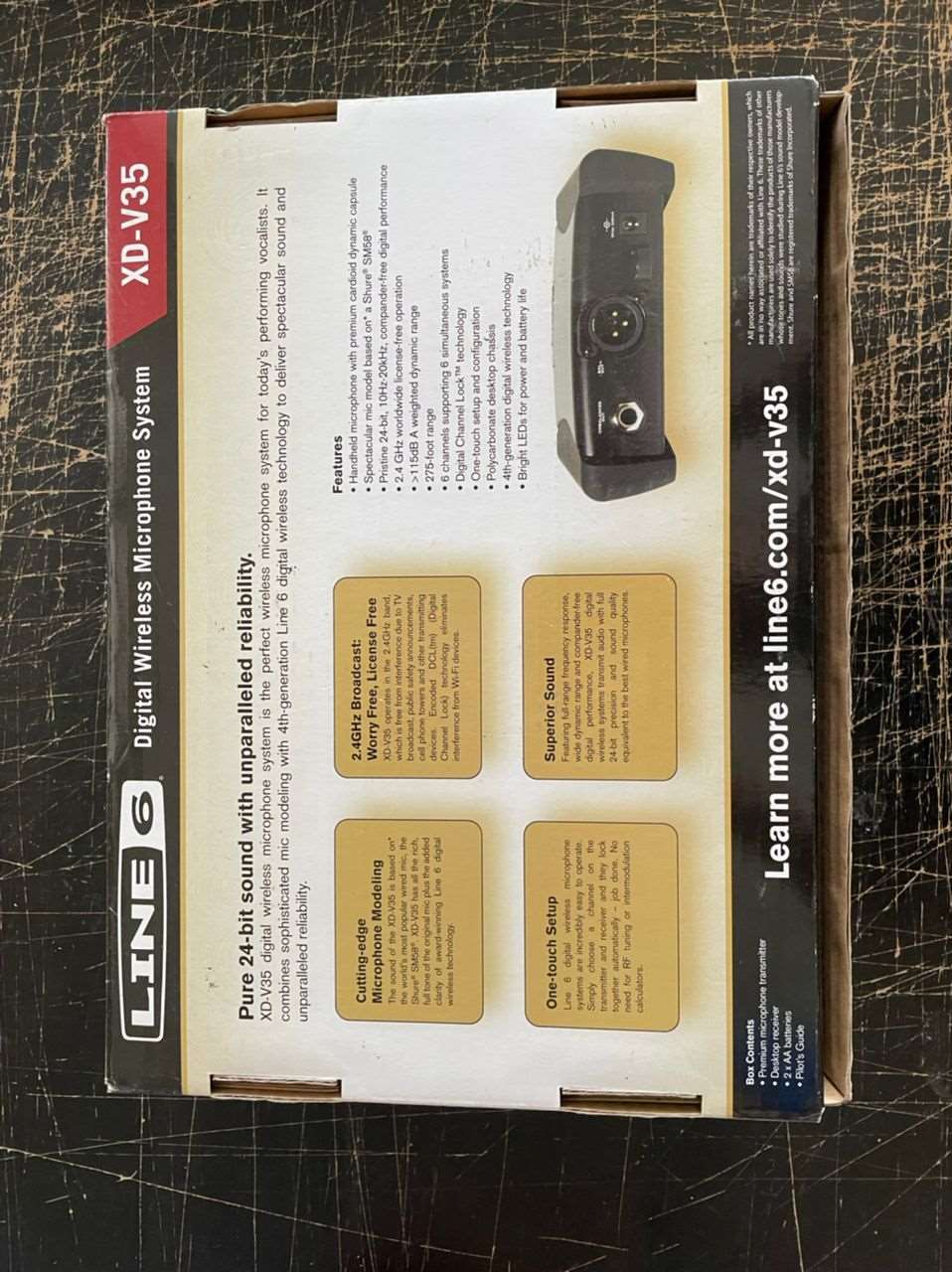DISPLAY CLEARANCE LINE 6 DIGITAL WIRELESS MIC (1 HANDHELD) LINE6-XDV35 | LINE 6 , Zoso Music
