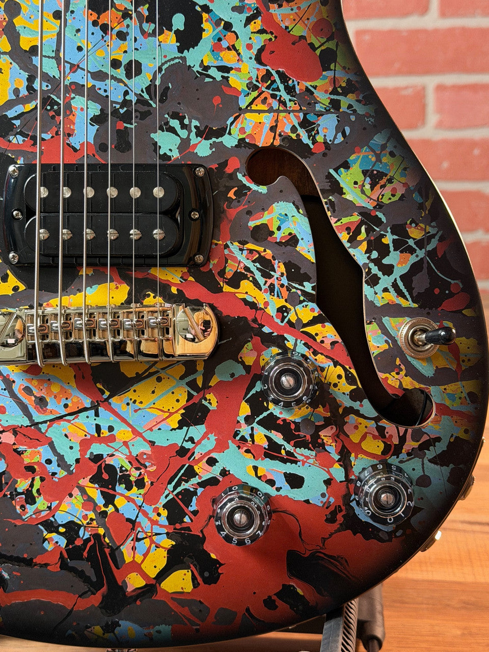 PRS SE Ed Sheeran Hollowbody I Piezo Baritone Electric Guitar - Cosmic Splash |  PRS |  ELECTRIC GUITAR |  Zoso Music