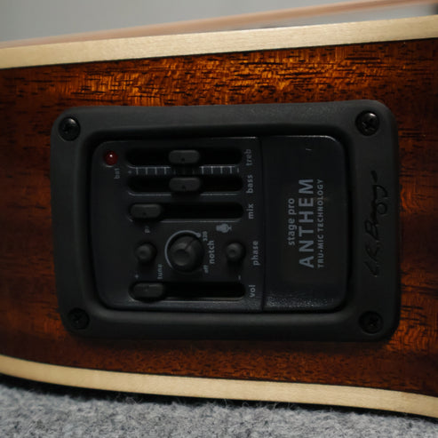 Kepma A1-OM Series Solid Sitka Spruce Top, Side & Back Solid Mahagony OM Body Acoustic Guitar w Case