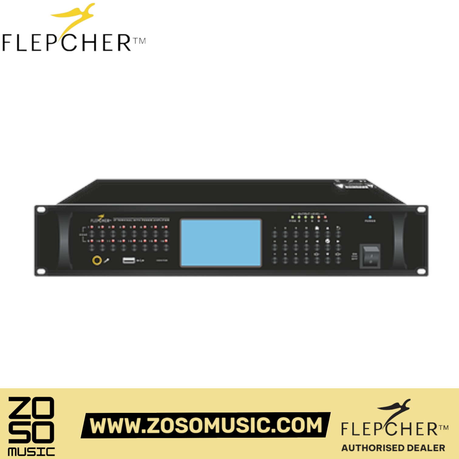Flepcher IP-ZA3016 IP Network Adaptor with 16 Zones | Zoso Music Sdn Bhd