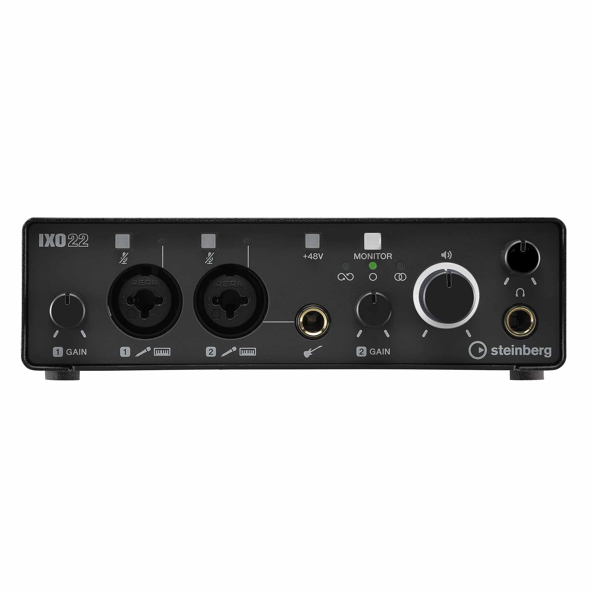 Yamaha Steinberg IXO22 2x2 USB Audio Interface - Black | Zoso Music Sdn Bhd