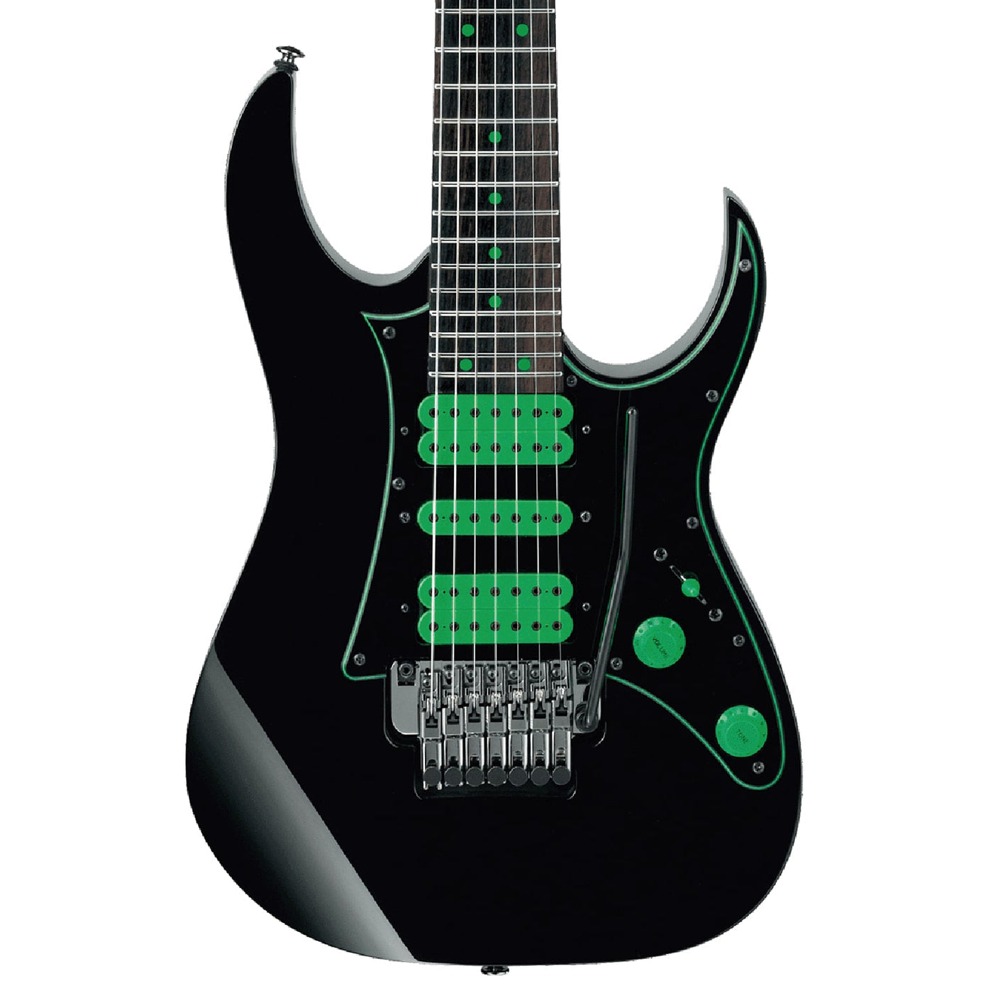 Ibanez Steve Vai Signature Premium UV70P Electric Guitar - Black | Zoso Music Sdn Bhd