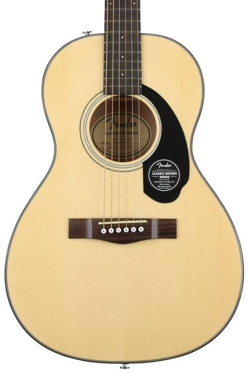 Fender Cp-60s Series Parlor Acoustic Guitar Natural
