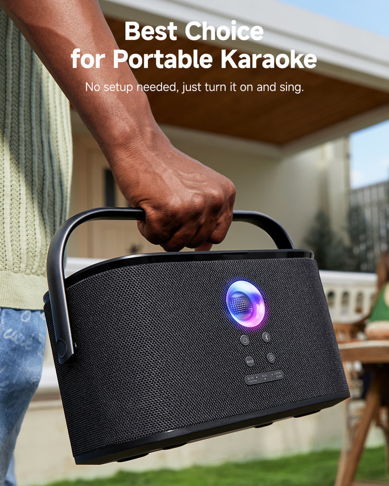 Ikarao Shell S2 Portable Karaoke Machine |  IKARAO |  BLUETOOTH KARAOKE SPEAKER |  Zoso Music