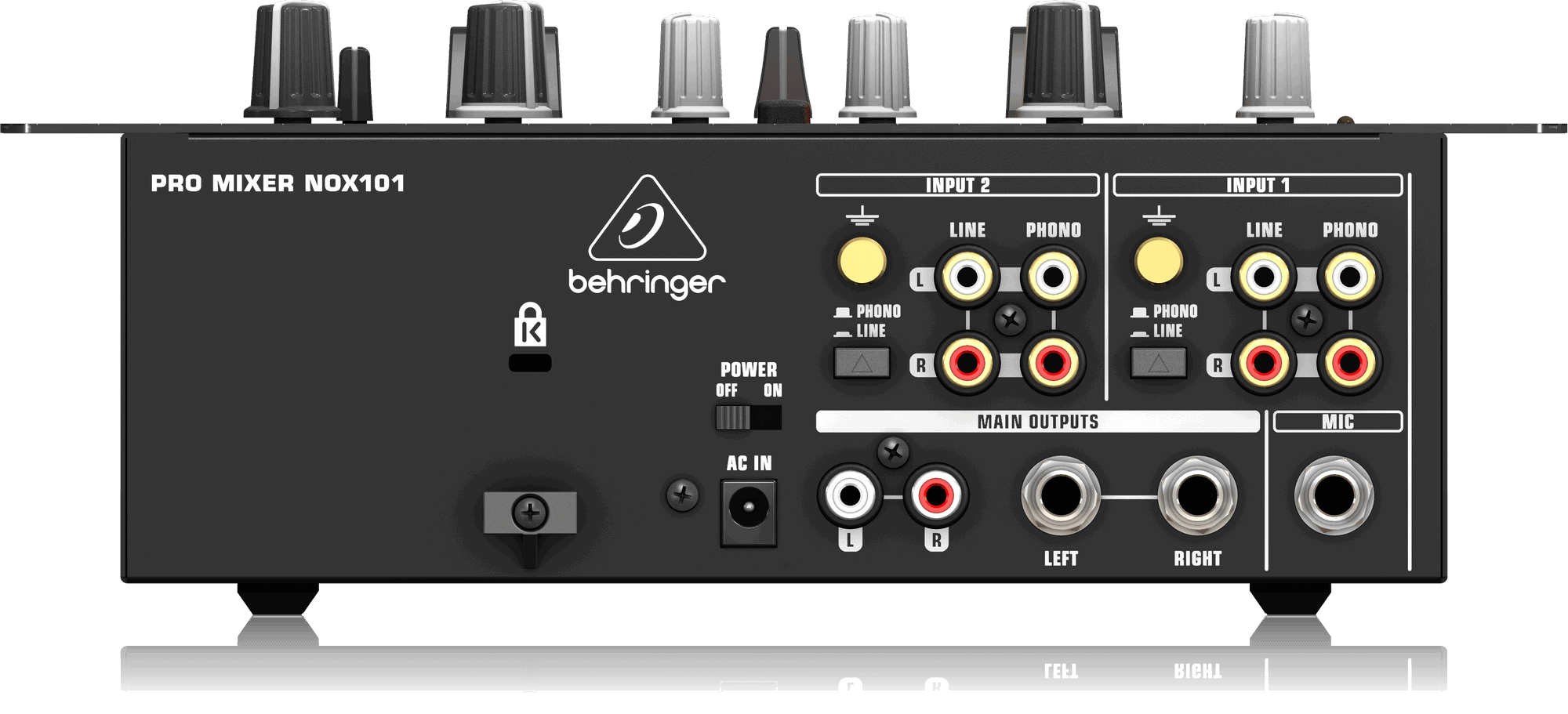 Behringer Pro Mixer NOX101 2-channel DJ Mixer | BEHRINGER , Zoso Music