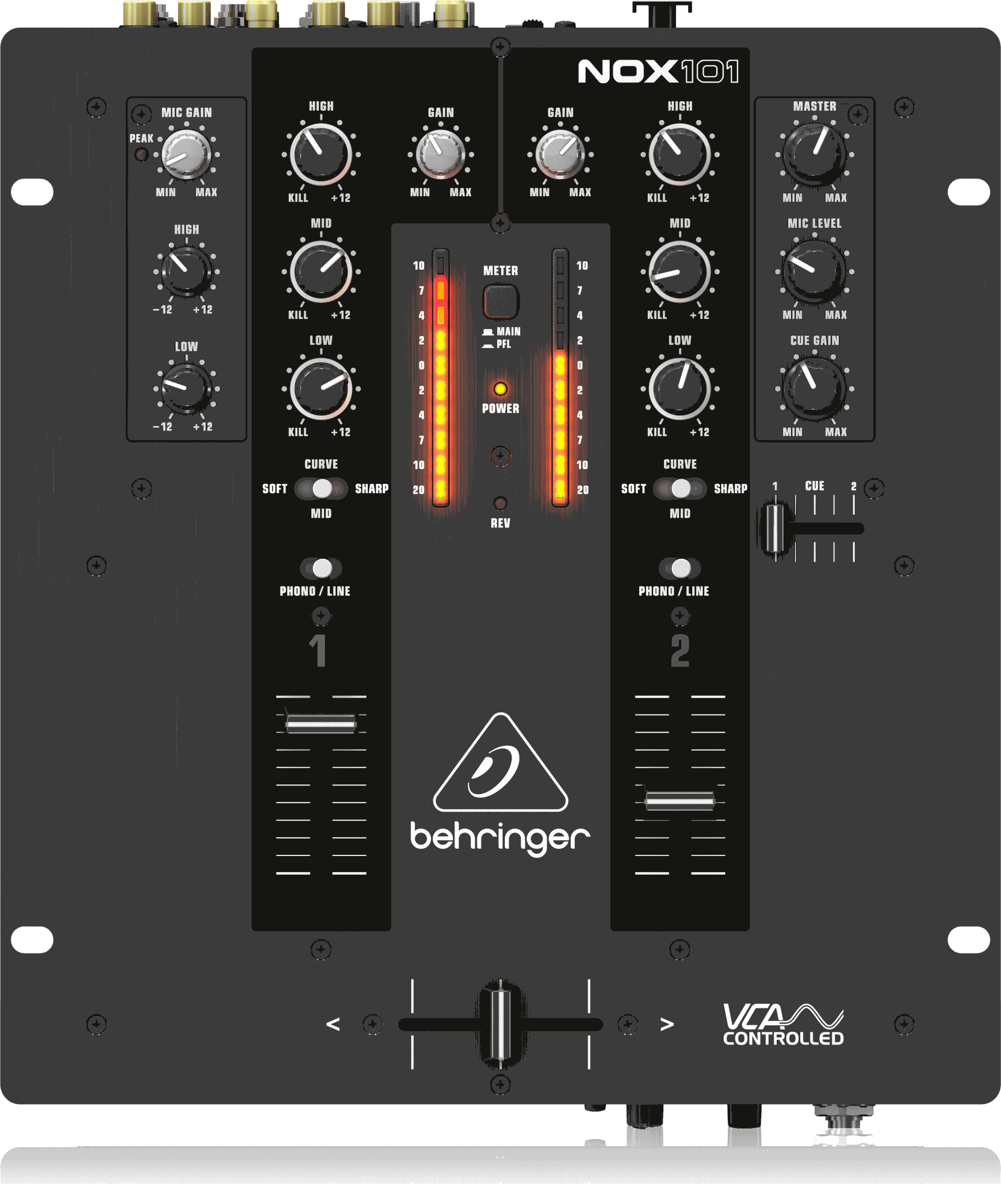 Behringer Pro Mixer NOX101 2-channel DJ Mixer | BEHRINGER , Zoso Music