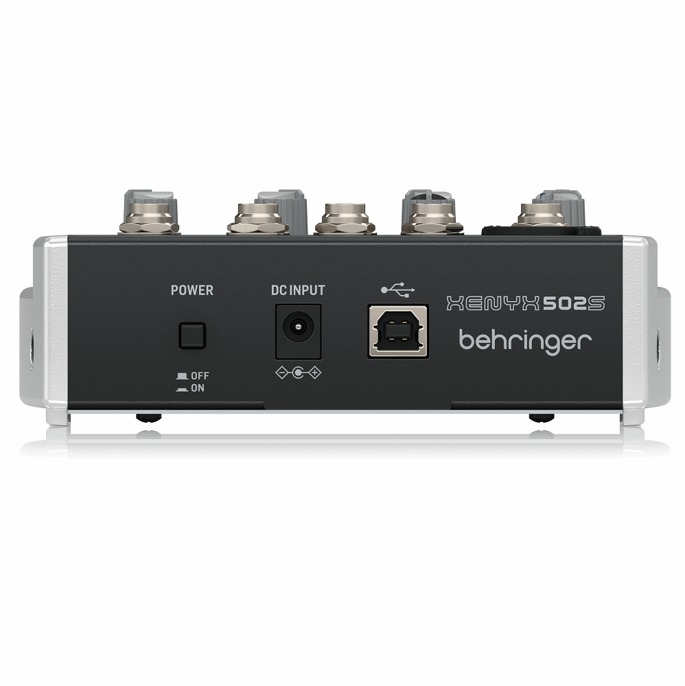 Behringer XENYX 502S Premium Analog 5-Input Mixer with USB Audio Streaming Interface