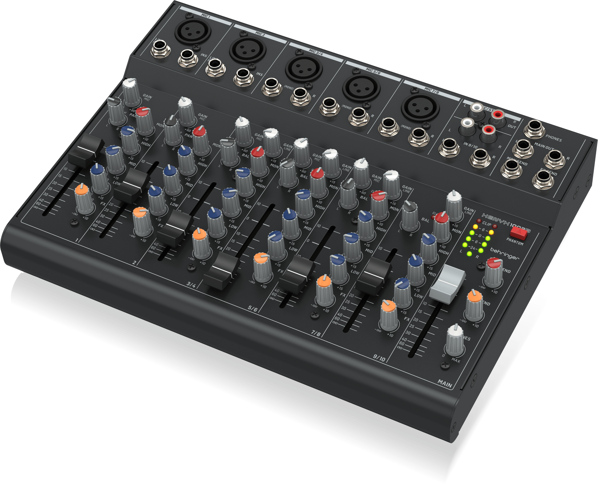 Behringer XENYX 1003B Premium Analog 10-Input Mixer with 5 Mic Preamps and Optional Battery Operation