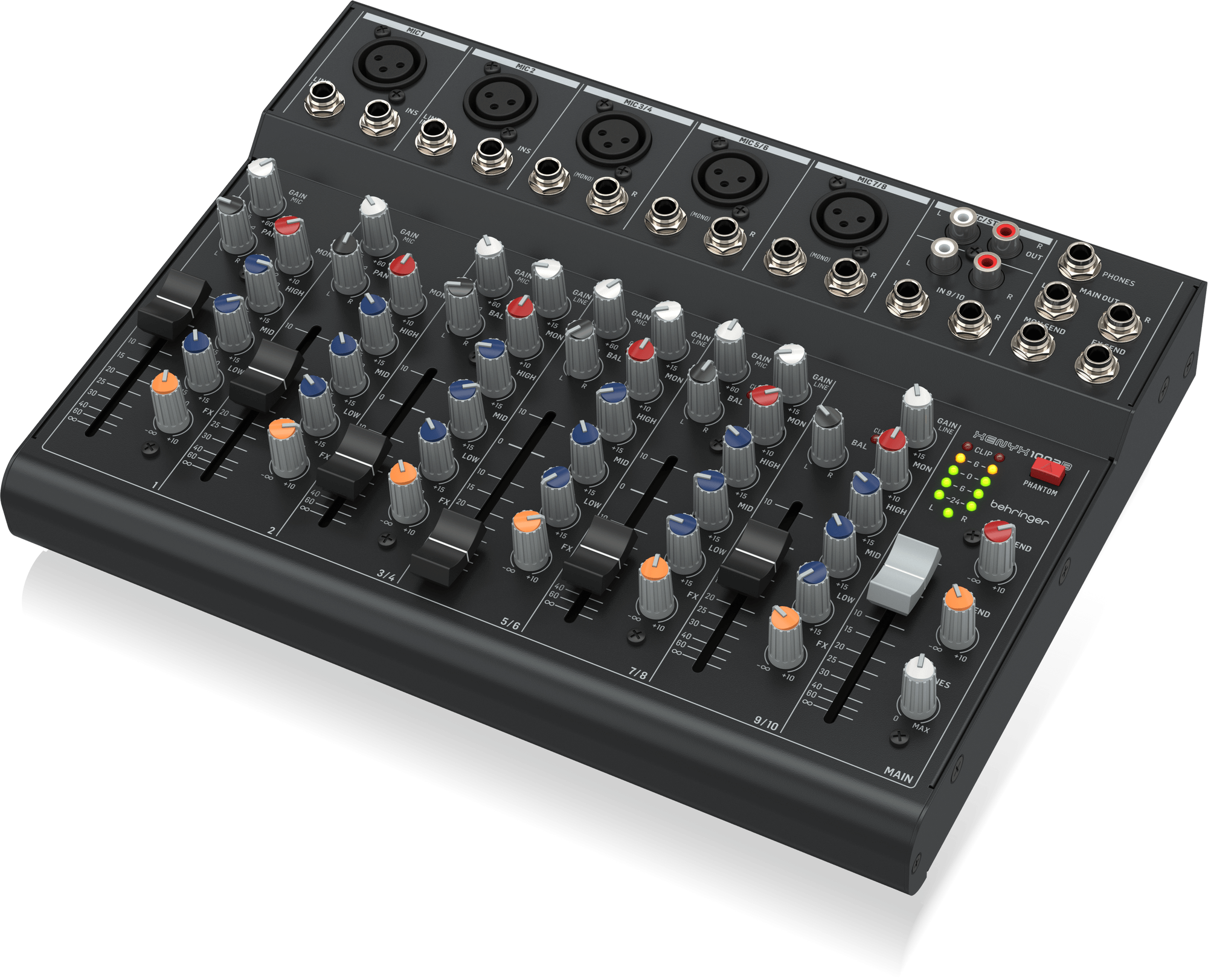 Behringer XENYX 1003B Premium Analog 10-Input Mixer with 5 Mic Preamps and Optional Battery Operation |  BEHRINGER |  MIXER-ANALOG |  Zoso Music