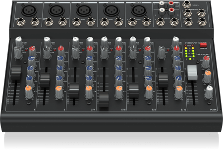 Behringer XENYX 1003B Premium Analog 10-Input Mixer with 5 Mic Preamps and Optional Battery Operation
