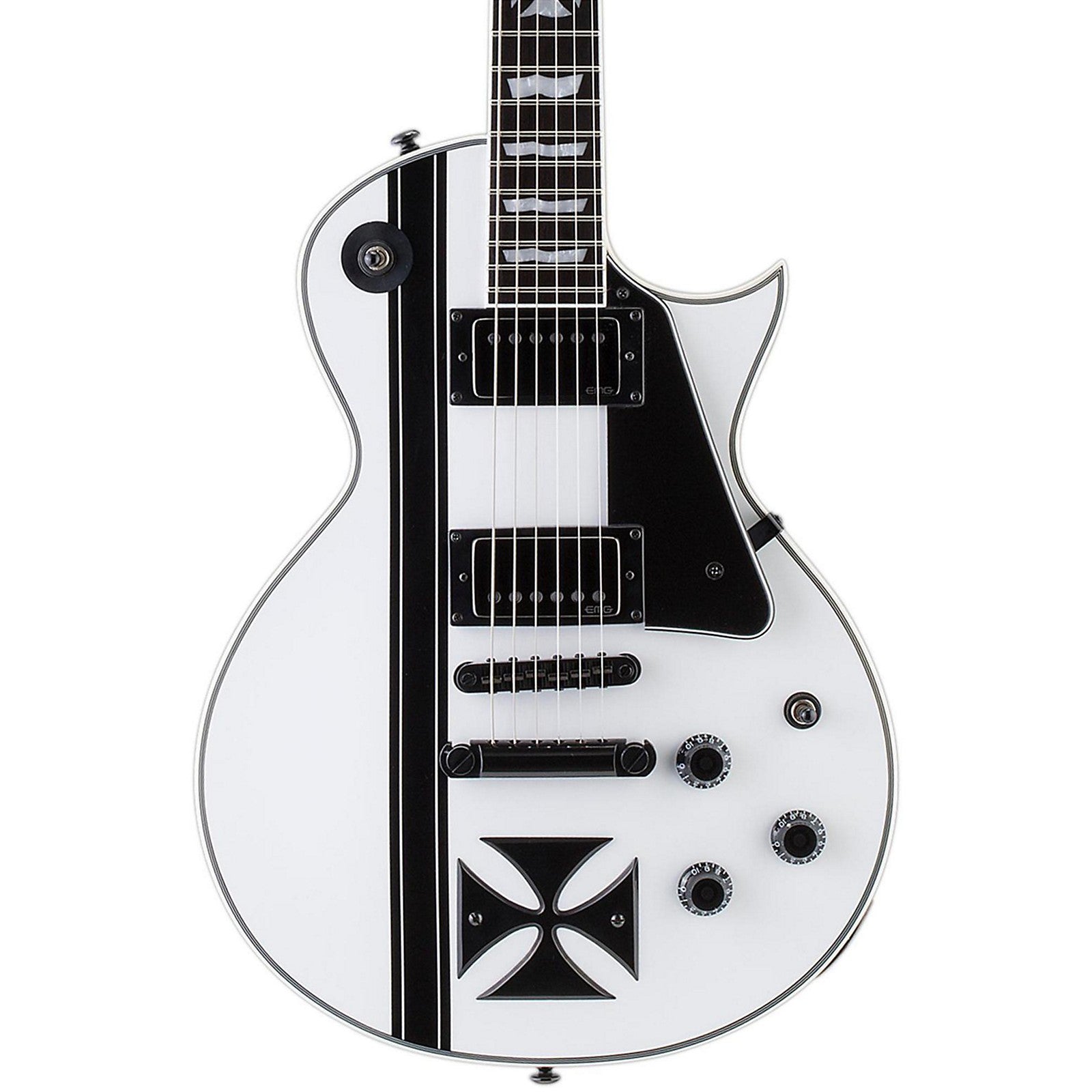 ESP James Hetfield Iron Cross SW - Snow White [Made in Japan] |  ESP |  ELECTRIC GUITAR |  Zoso Music