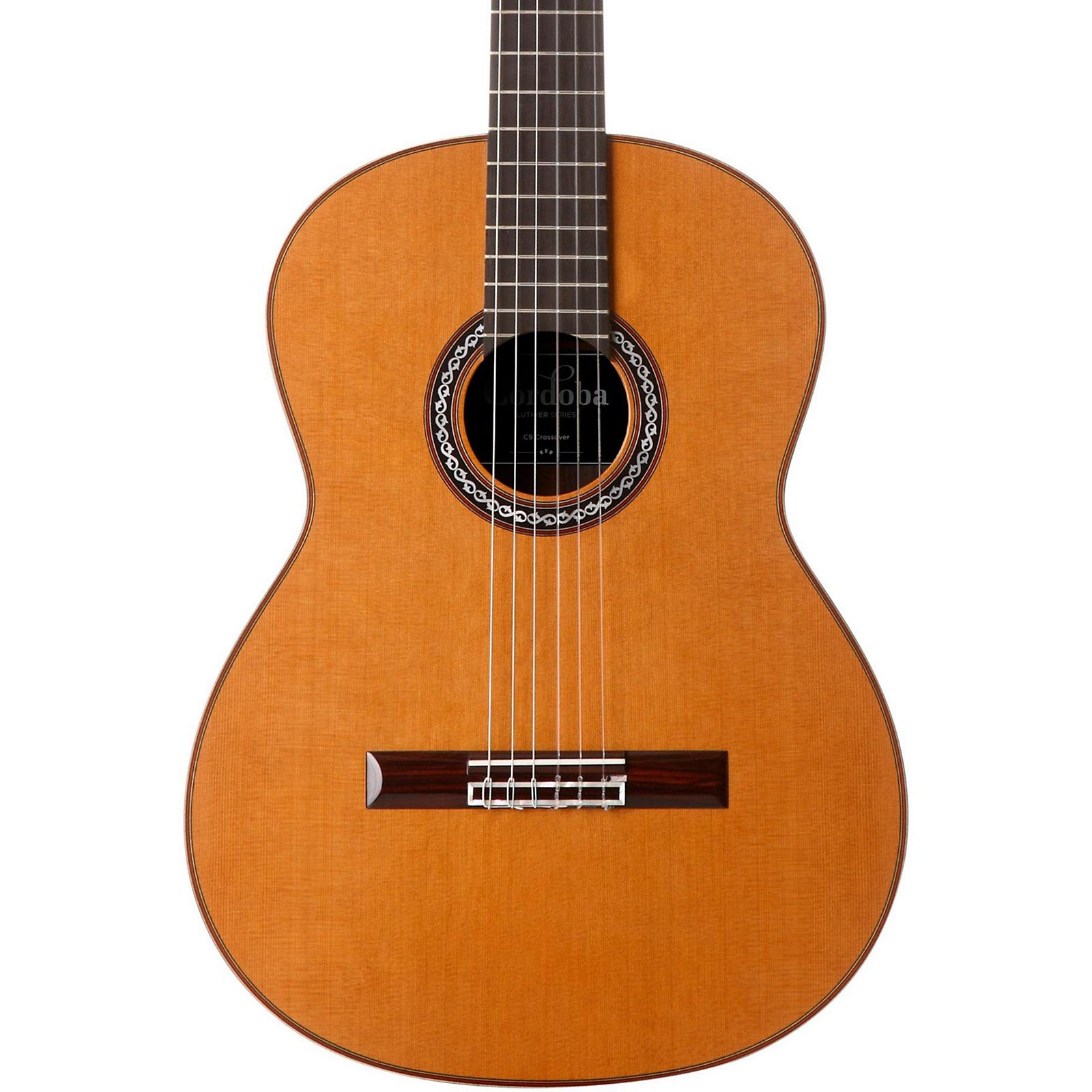 Cordoba C9 Crossover Nylon String Acoustic Guitar - Cedar Top (Full Solid) | Zoso Music Sdn Bhd