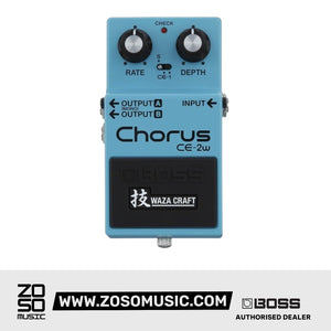 Boss CE-2W Waza Craft Chorus Guitar Pedal | Zoso Music Sdn Bhd