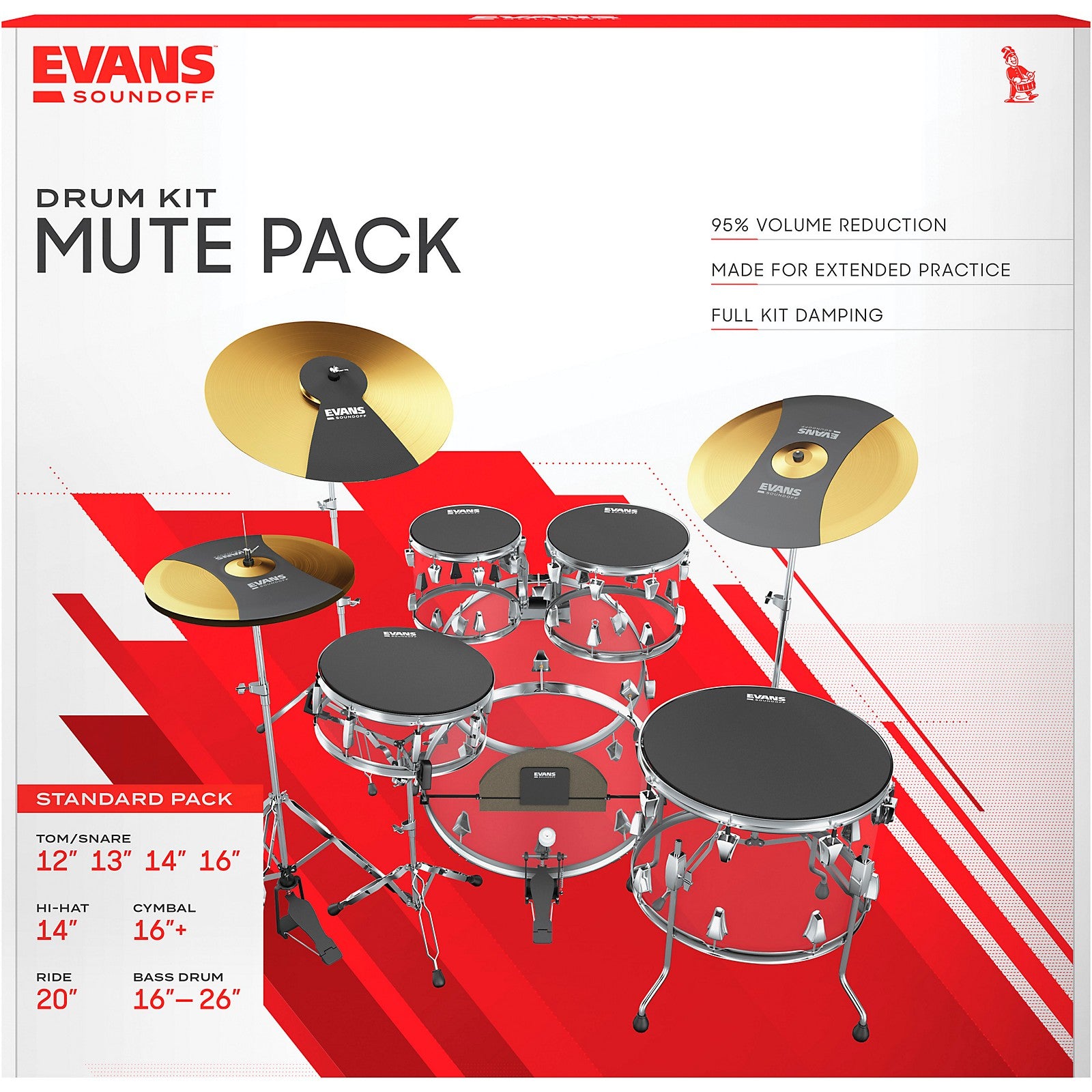 Evans SoundOff Rock Box Set | Zoso Music Sdn Bhd