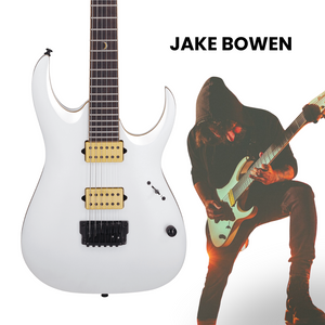 Ibanez JBM10FX-PWM Jake Bowen Signature JBM Series Electric Guitar, Pearl White Matte |  IBANEZ |  ELECTRIC GUITAR |  Zoso Music