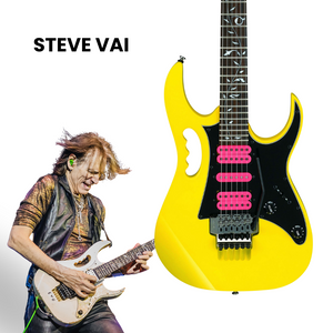 Ibanez JEMJRSP-YE Steve Vai Signature JEM Series Electric Guitar, Yellow |  IBANEZ |  ELECTRIC GUITAR |  Zoso Music