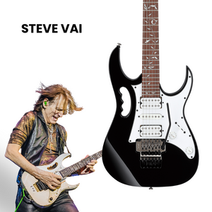 Ibanez JEMJR-BK Steve Vai Signature JEM Series Electric Guitar, Black |  IBANEZ |  ELECTRIC GUITAR |  Zoso Music