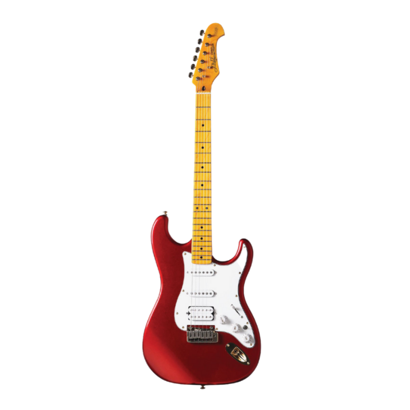 J&D ST HP (High Power) Stratocaster Electric Guitar With Wilkinson Hardware Metalic Red