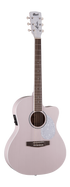 Cort Jade Classic Acoustic Guitar EQ With Bag Pastel Pink Open Pore | CORT , Zoso Music