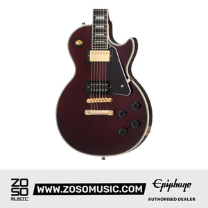 Epiphone EILCJCWRGH3 Jerry Cantrell Wino Les Paul Custom Electric Guitar - Wine Red |  EPIPHONE |  ELECTRIC GUITAR |  Zoso Music