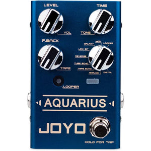 Joyo R-07 Aquarius digital delay+loop Guitar Effects Pedal | Zoso Music Sdn Bhd