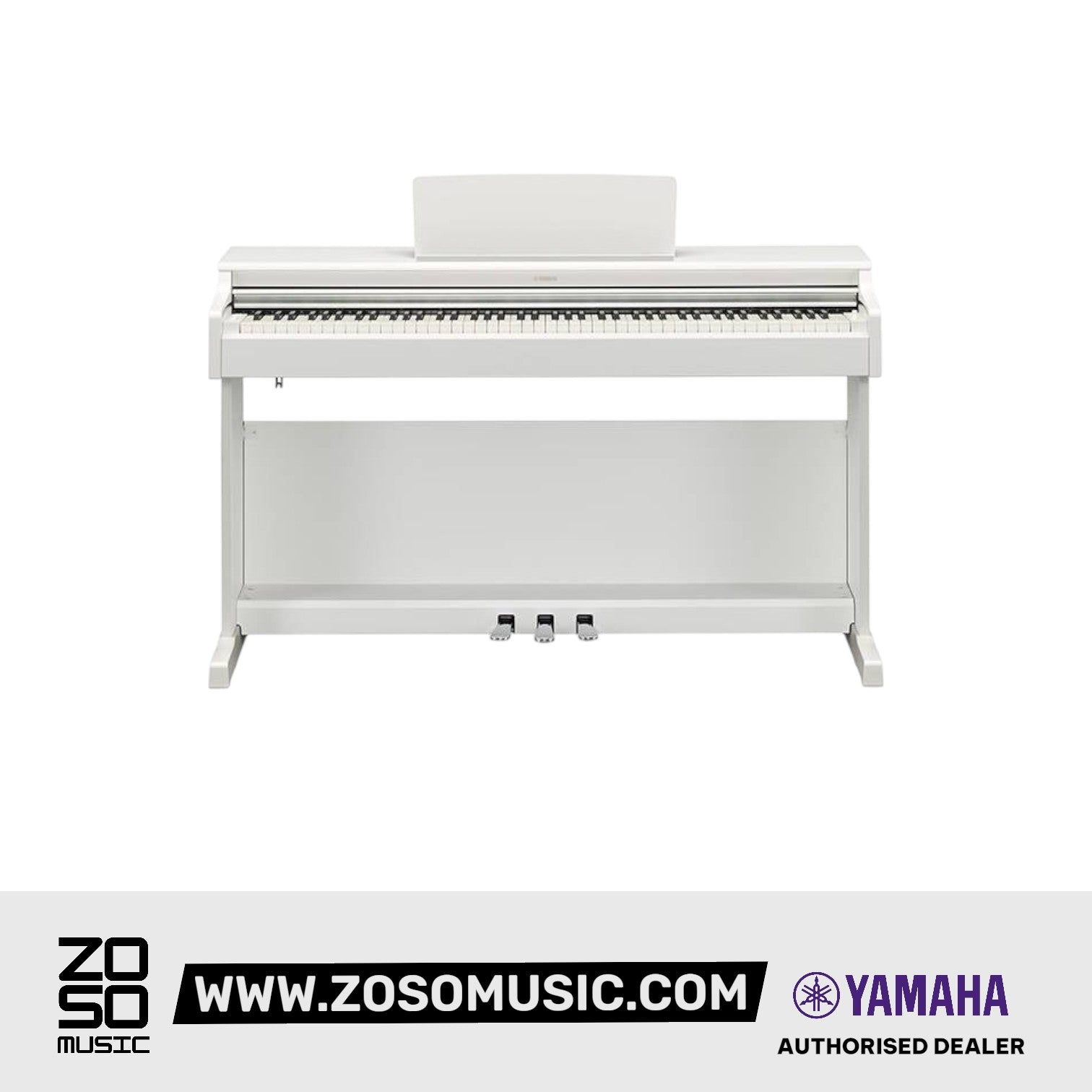 Yamaha Arius YDP-165 88-Keys Digital Piano, White |  YAMAHA MUSIC |  PIANO-DIGITAL |  Zoso Music