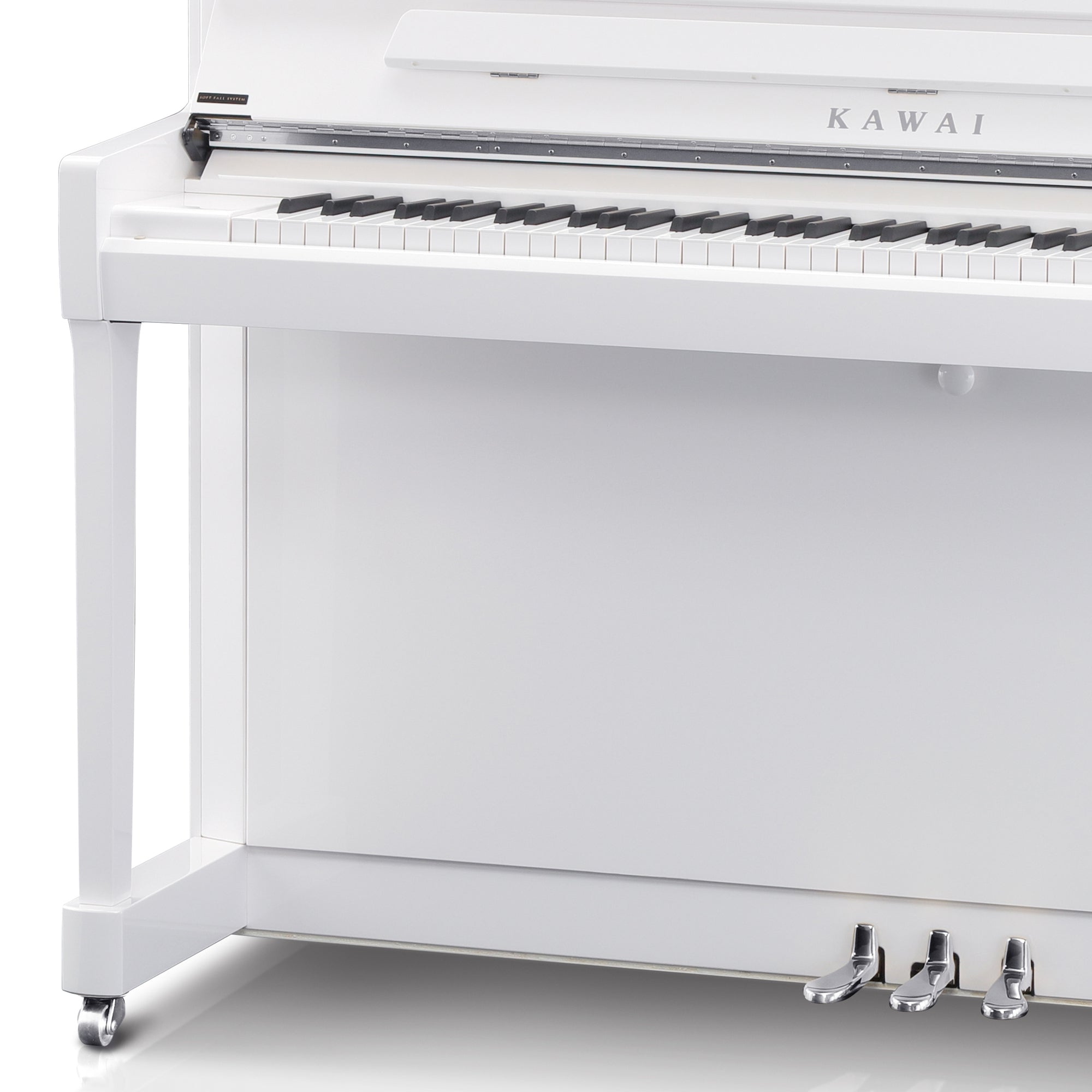 Kawai K-200 Professional Acoustic Upright Piano - White Polish