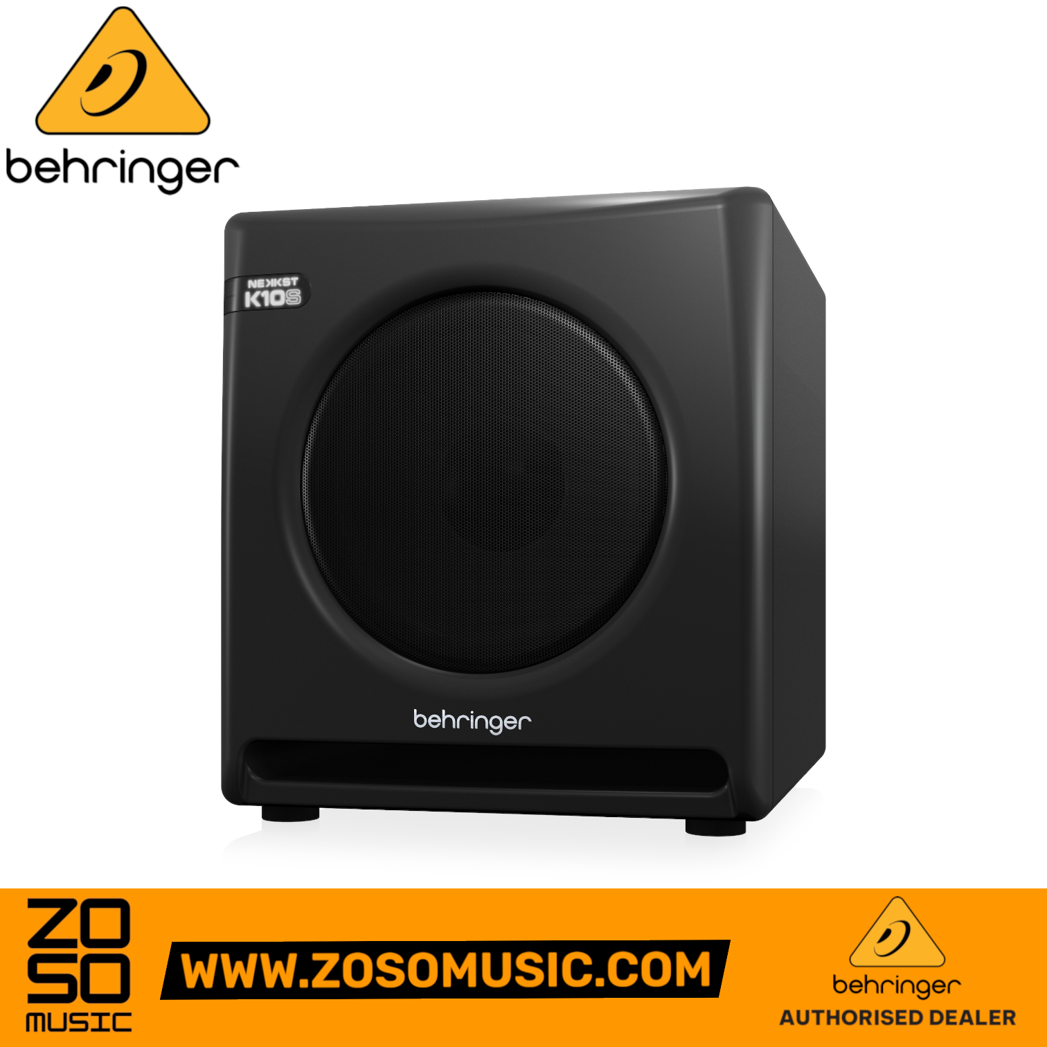 Behringer Nekkst K10S 10" Powered Studio Subwoofer | BEHRINGER , Zoso Music