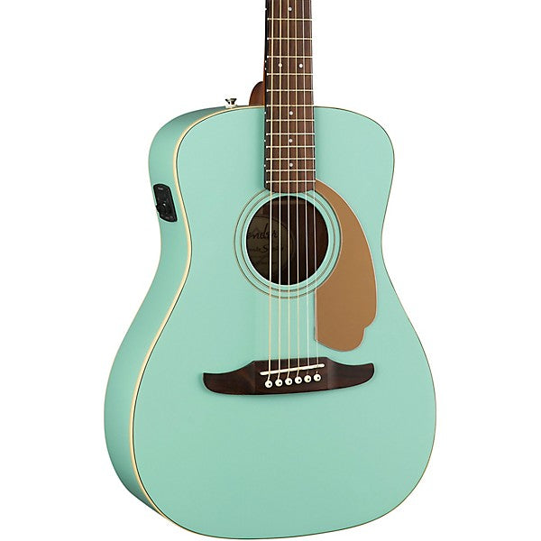 Fender Malibu Player Small-Bodied Acoustic Guitar, Aqua Splash
