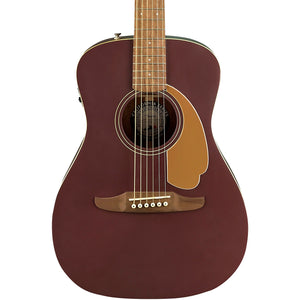 Fender California Malibu Player Small-Bodied Acoustic Guitar, Walnut FB, Burgundy Satin |  FENDER |  ACOUSTIC GUITAR |  Zoso Music