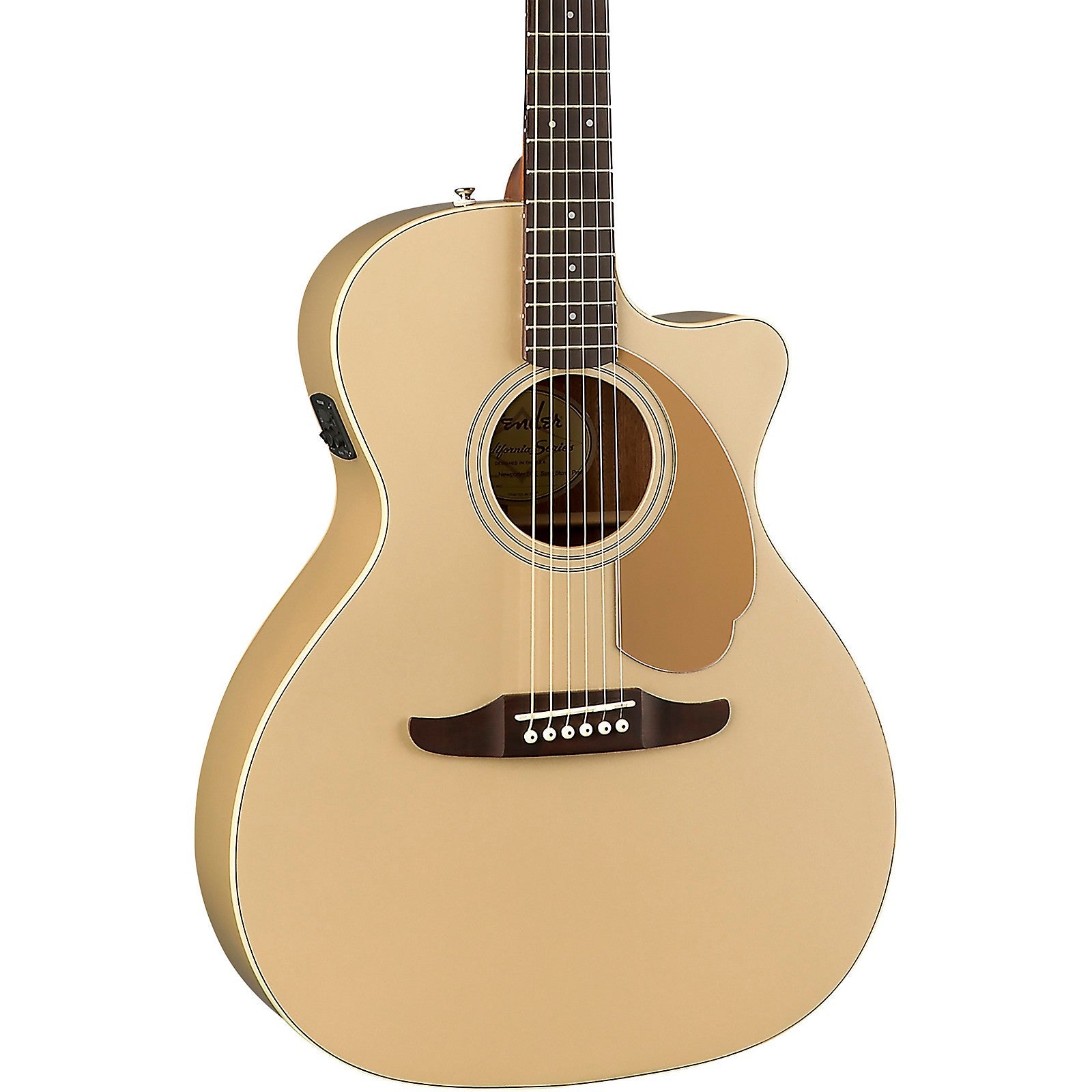 Fender Newporter Player Medium-Sized Acoustic Guitar, Champagne |  FENDER |  ACOUSTIC GUITAR |  Zoso Music