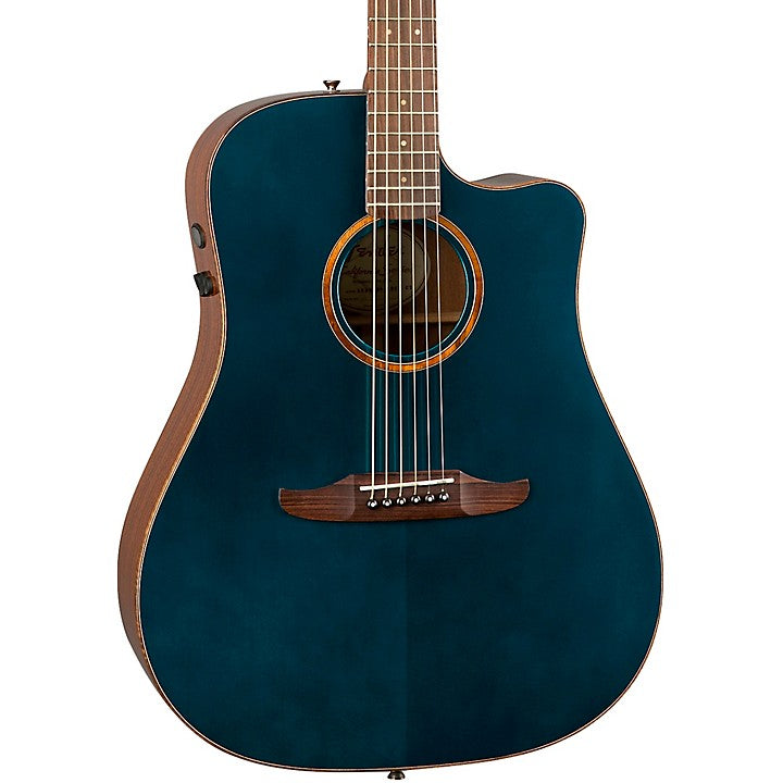 Fender Redondo Classic Slope-Shouldered Acoustic Guitar w/Bag, Cosmic Turquoise