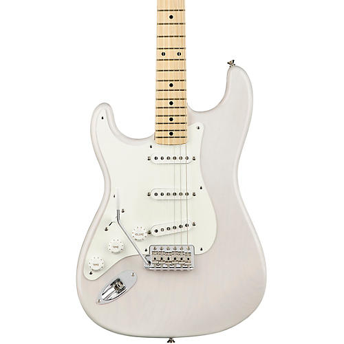 Fender American Original 50s Stratocaster Left-Handed Electric Guitar, Maple FB, White Blonde
