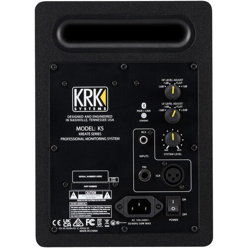 KRK Kreate 5 Powered Studio Monitor - Pair |  KRK |  STUDIO MONITOR |  Zoso Music