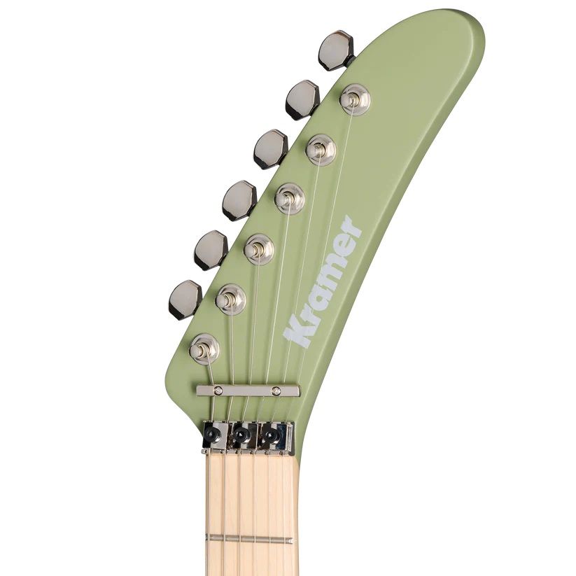 Kramer 84 Electric Guitar with Premium Gig Big - Atlas Green Satin |  KRAMER |  ELECTRIC GUITAR |  Zoso Music