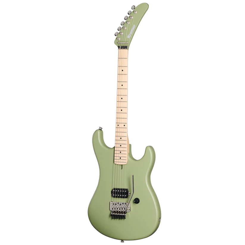 Kramer 84 Electric Guitar with Premium Gig Big - Atlas Green Satin |  KRAMER |  ELECTRIC GUITAR |  Zoso Music