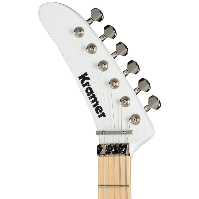 Kramer 84 Left-handed Electric Guitar with Premium Gig Bag - Angel White Satin |  KRAMER |  ELECTRIC GUITAR |  Zoso Music