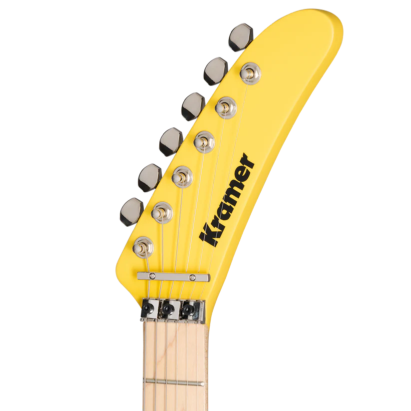 Kramer 84 Electric Guitar with Premium Gig Bag - Bumblebee Yellow Satin |  KRAMER |  ELECTRIC GUITAR |  Zoso Music