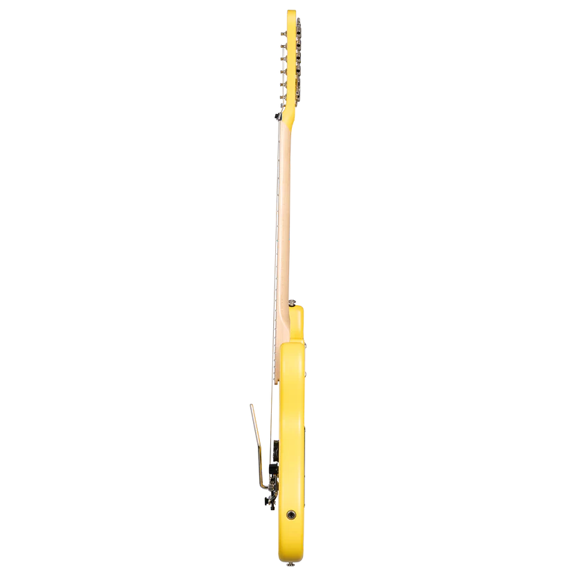 Kramer 84 Electric Guitar with Premium Gig Bag - Bumblebee Yellow Satin |  KRAMER |  ELECTRIC GUITAR |  Zoso Music
