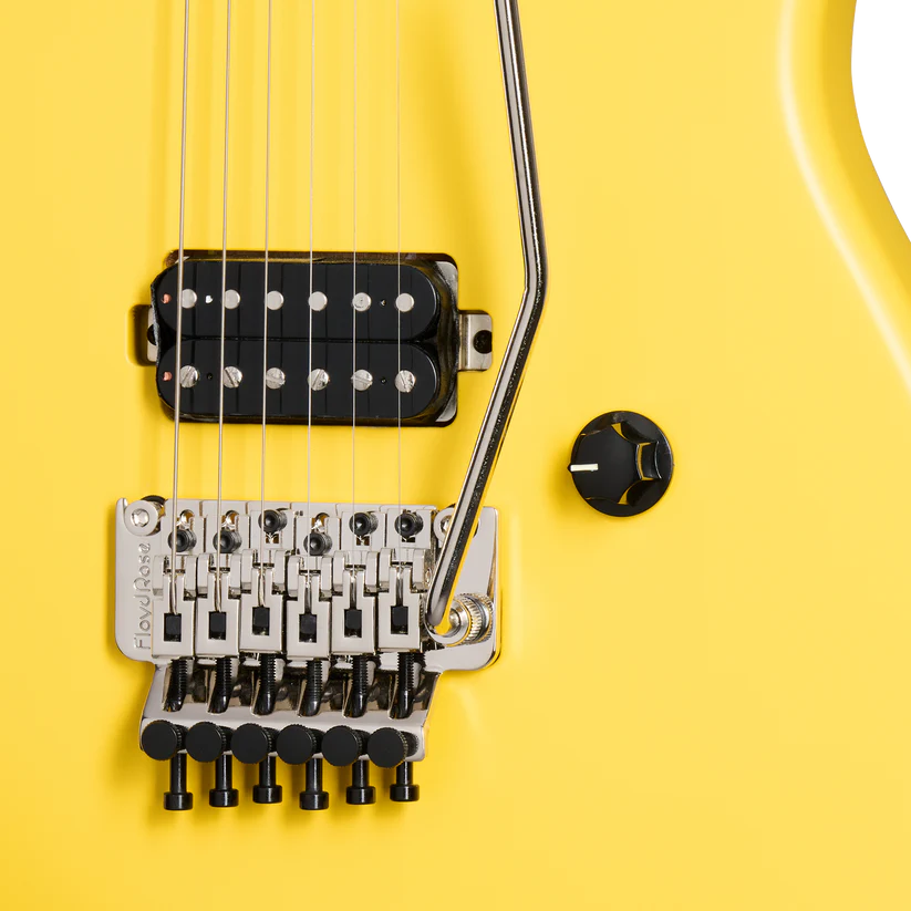 Kramer 84 Electric Guitar with Premium Gig Bag - Bumblebee Yellow Satin |  KRAMER |  ELECTRIC GUITAR |  Zoso Music