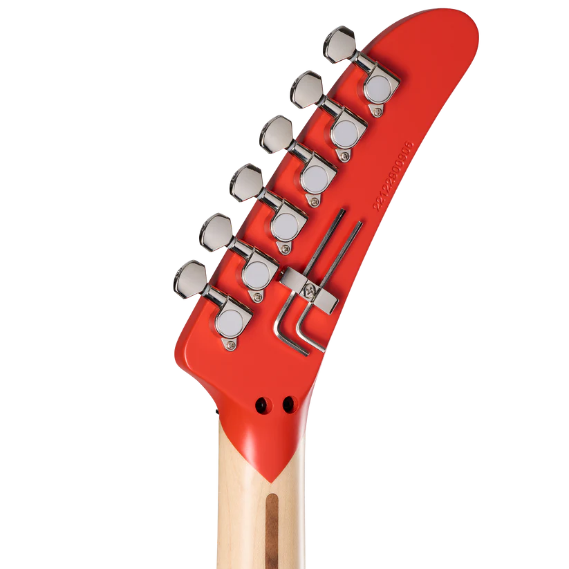 Kramer 84 Left-handed Electric Guitar with Premium Gig Bag - Eruption Red Satin |  KRAMER |  ELECTRIC GUITAR |  Zoso Music