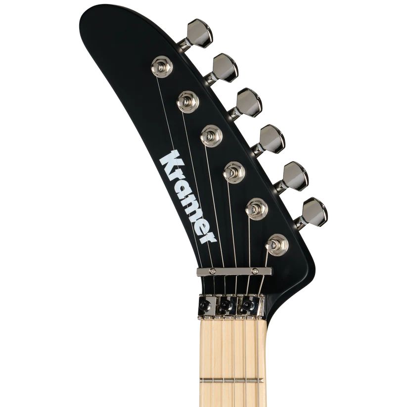Kramer 84 Left-handed Electric Guitar with Premium Gig Bag - Intruder Black Satin |  KRAMER |  ELECTRIC GUITAR |  Zoso Music