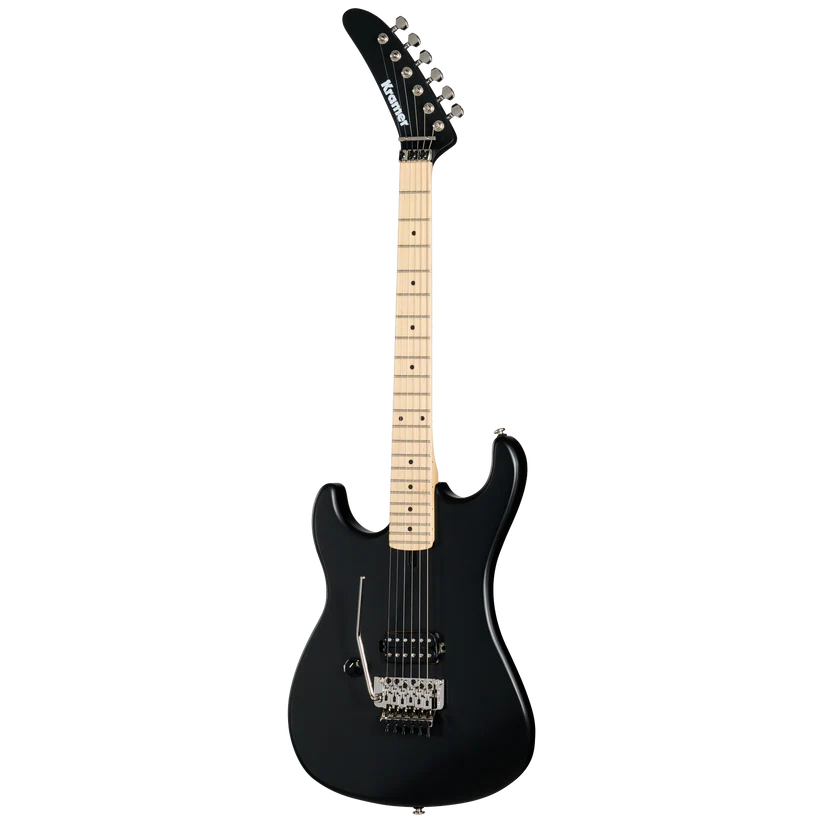 Kramer 84 Left-handed Electric Guitar with Premium Gig Bag - Intruder Black Satin |  KRAMER |  ELECTRIC GUITAR |  Zoso Music