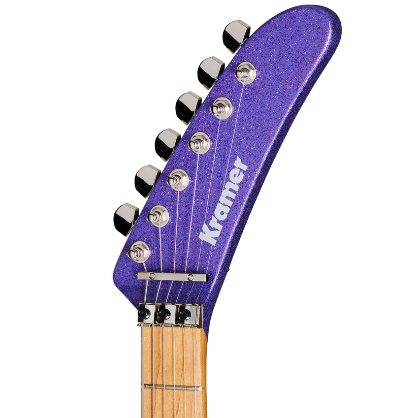 Kramer 84 HH Electric Guitar with Premium Gig Bag - Purple Sparkle |  KRAMER |  ELECTRIC GUITAR |  Zoso Music