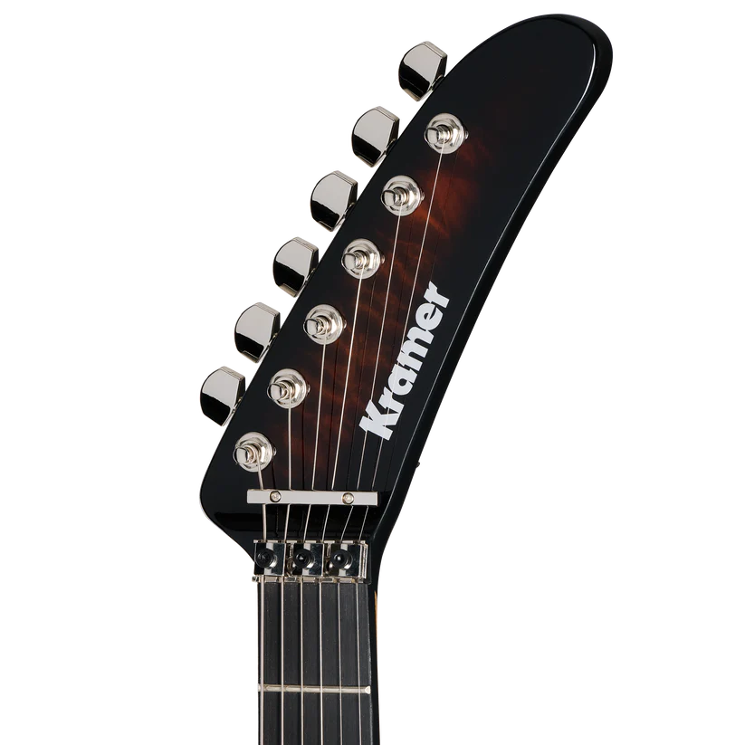 Kramer 84 HH Quilt Electric Guitar with Premium Gig Bag - Orange Burst |  KRAMER |  ELECTRIC GUITAR |  Zoso Music