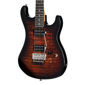 Kramer 84 HH Quilt Electric Guitar with Premium Gig Bag - Orange Burst | Zoso Music Sdn Bhd